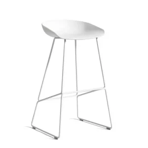 Barová stolička AAS 38 High Steel, white Akce