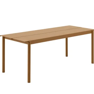 Sleva Stůl Linear Steel Table 200 cm, burnt orange