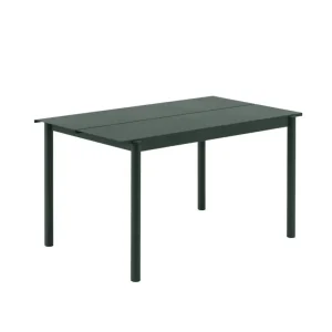 Stůl Linear Steel Table 140 cm, dark green Víkendová Akce