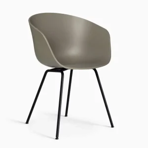 Pouze Dnes Židle AAC 26 Black Powder Coated Steel, khaki