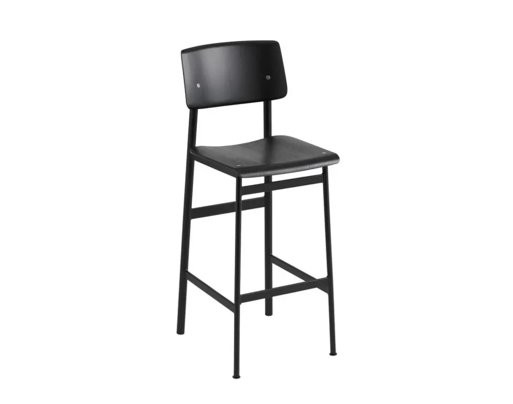 Barová židle Loft 75 cm, black/black Odeslání Ihned