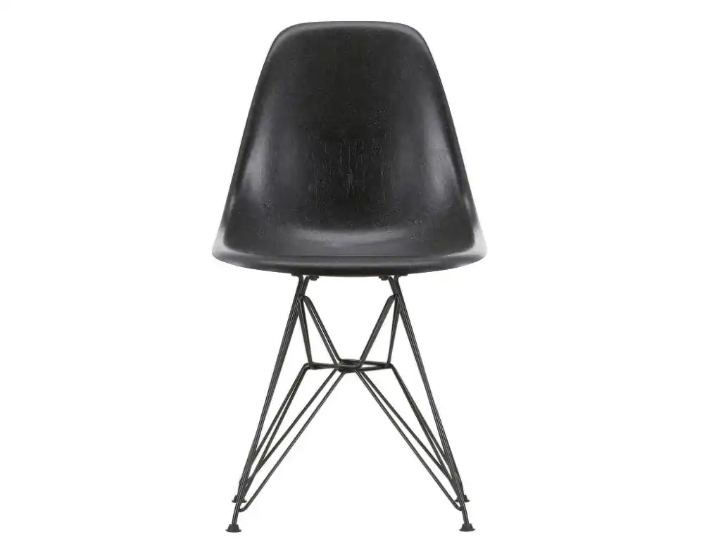 Židle Eames Fiberglass DSR, elephant hide grey/black Super Cena