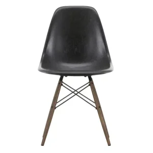 Must-Have Židle Eames Fiberglass DSW, elephant hide grey/dark maple