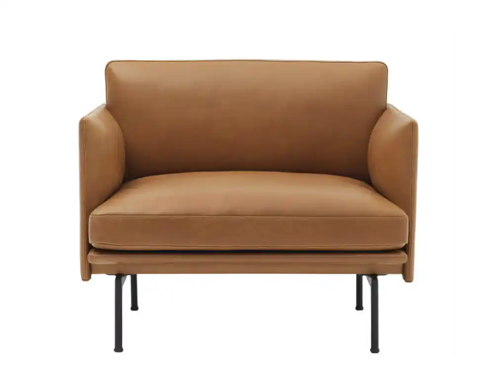 Autentický Křeslo Outline Leather