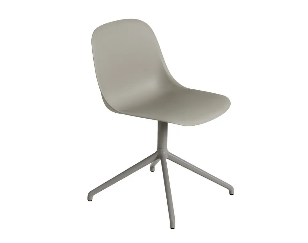 Nakupujte Hned Židle Fiber Side Chair Swivel Base, grey