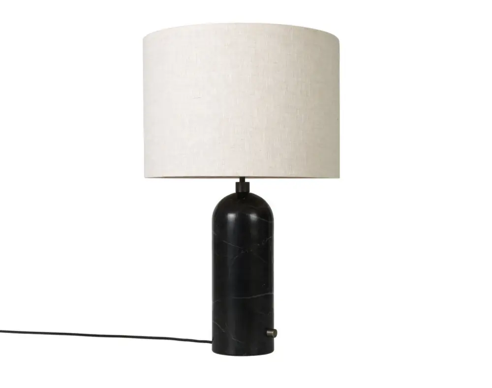 Originální Stolní lampa Gravity large, black marble