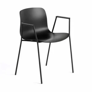 Nová Kolekce Židle AAC 18 Black Powder Coated Steel, black