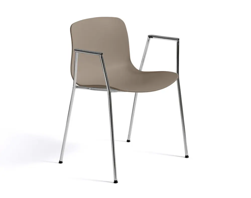 Židle AAC 18 Chromed Steel, khaki Výprodej
