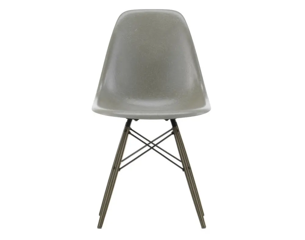 Akční Nabídka Židle Eames Fiberglass DSW, raw umber/black maple