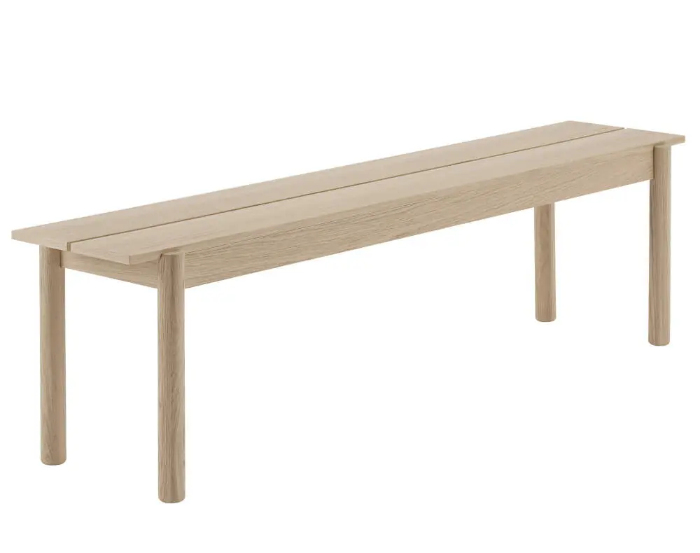 Ověřený Lavice Linear Wood Bench 170 cm