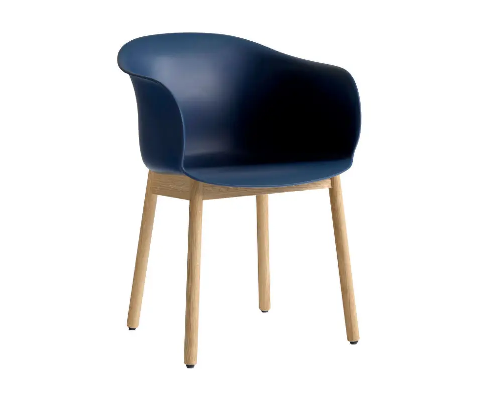 Židle Elefy JH30, blue midnight/oak Super Cena