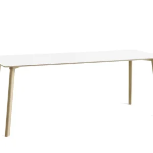 Nejlepší Volba Stůl CPH Deux 210 L200, pearl white/beech