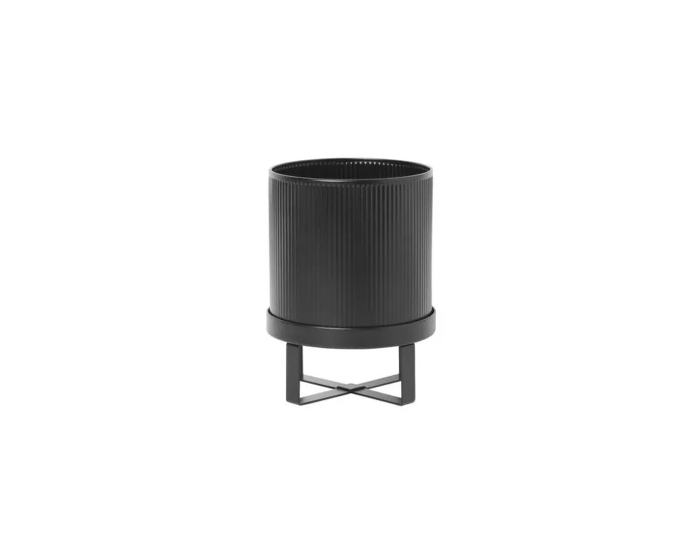 Květináč Bau Pot Small, black Vysoce Kvalitní