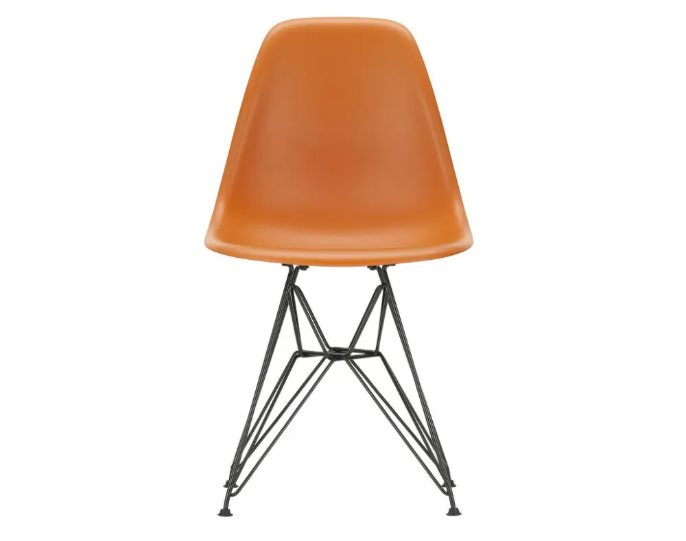 Originální Židle Eames DSR, rusty orange