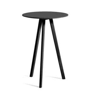 Pouze Dnes Stolek Copenhague CPH 20 Ø70, black stained oak/black oak veneer