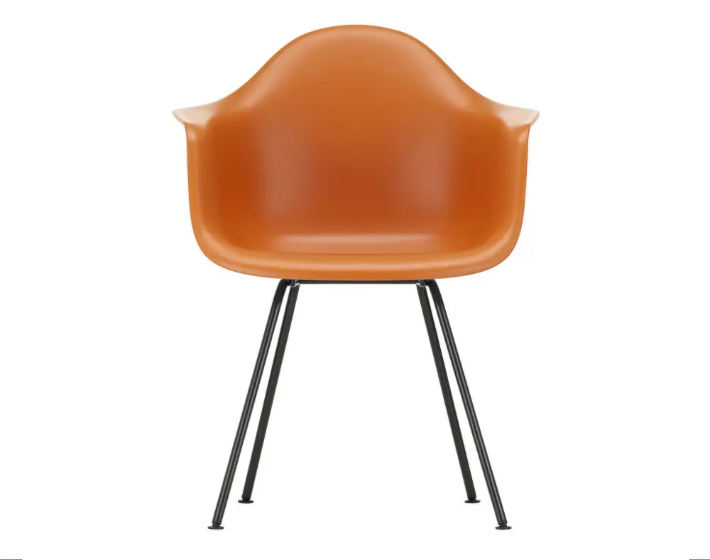 Značkový Židle Eames DAX, rusty orange