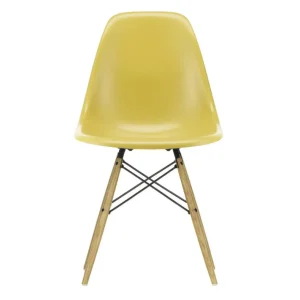 Poslední Šance Židle Eames Fiberglass DSW, ochre light/ash