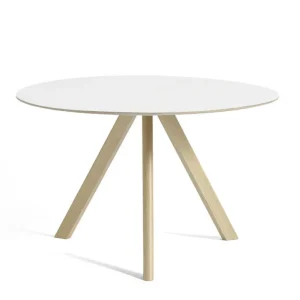 Originální Stůl Copenhague CPH 20 Ø120, oak/white laminate