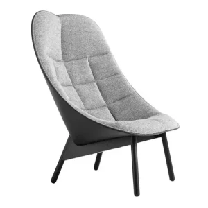 Časově Omezené Křeslo Uchiwa Quilt, black oak, Hallingdal 166/Sierra SI1001