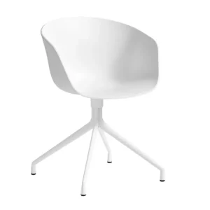 Pouze Dnes Židle AAC 20, White Powder Coated Aluminium / white