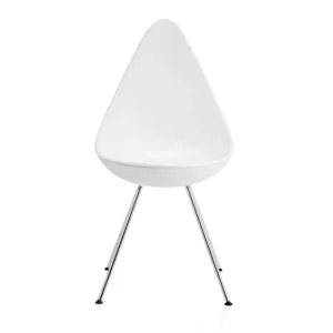 Novinka Židle Drop™, white / chrom