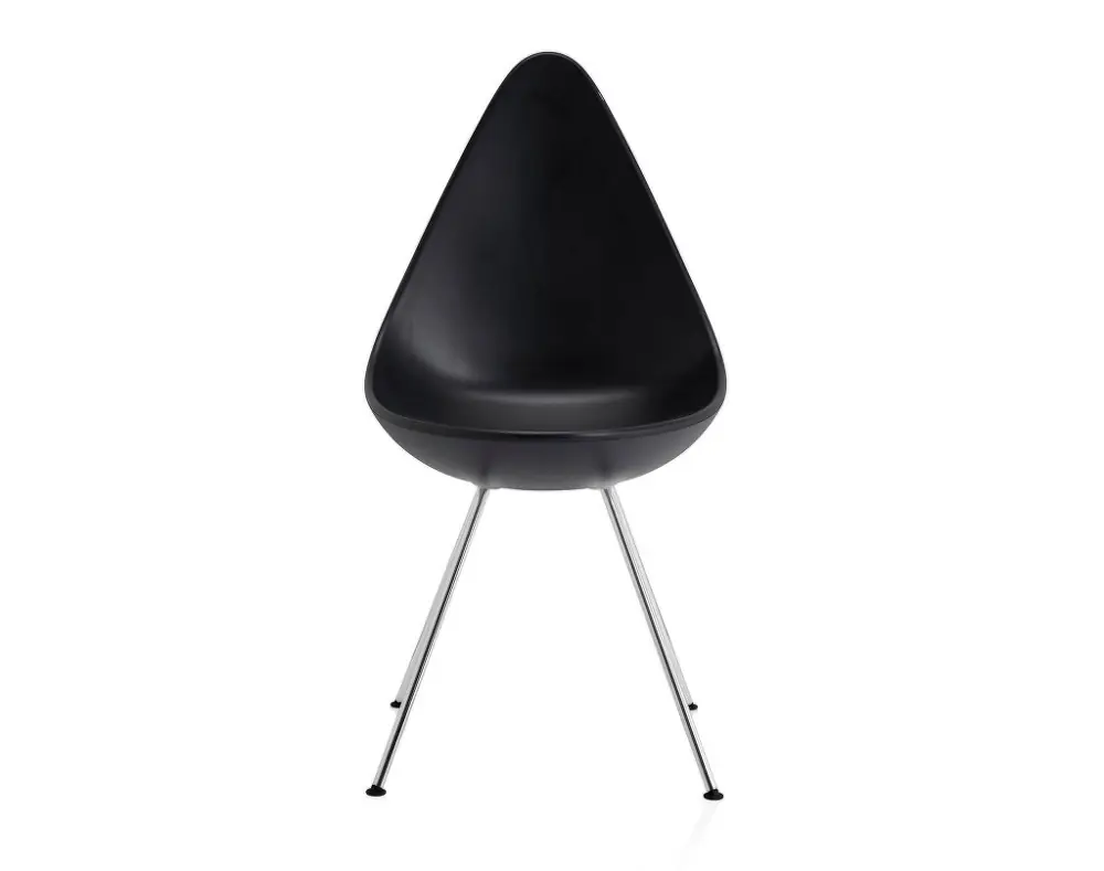 Židle Drop™, black / chrom Vrácení Zdarma