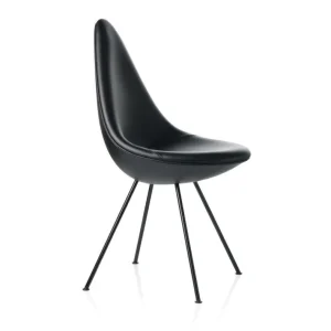 Židle Drop™, Essential leather black edition Expresní Doručení