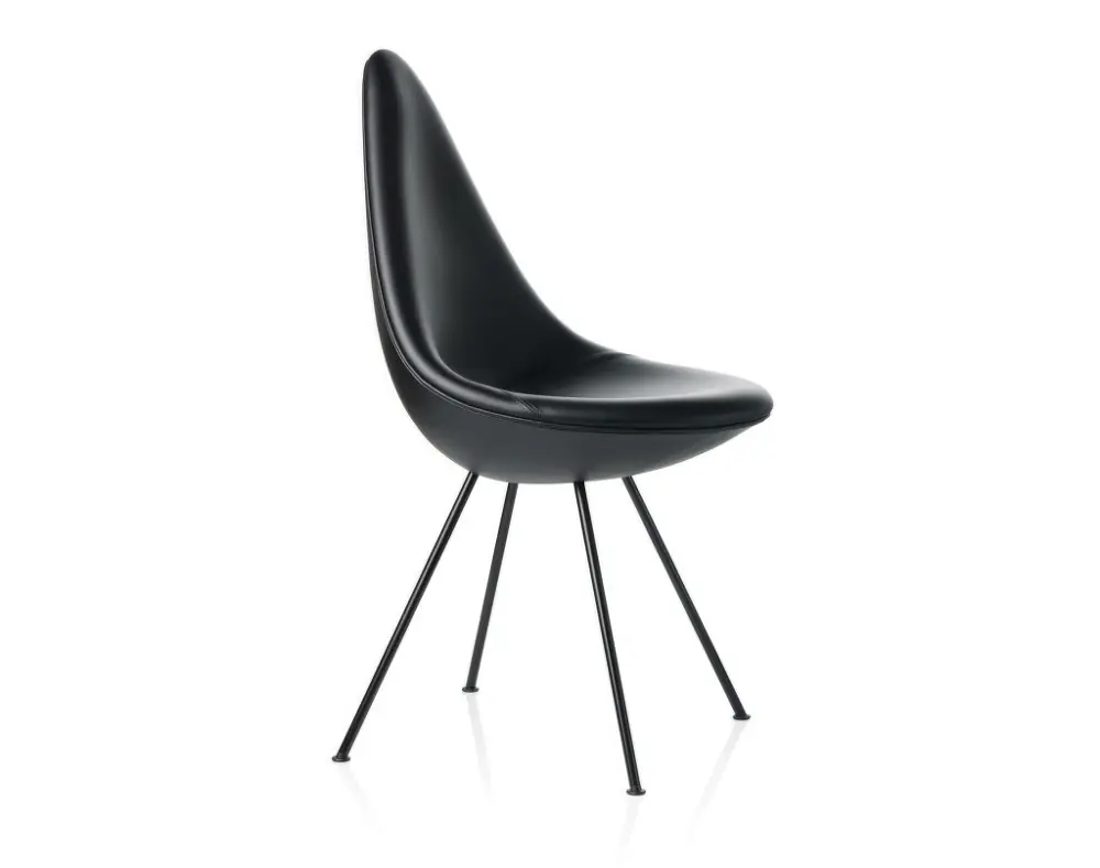 Židle Drop™, Essential leather black edition Expresní Doručení
