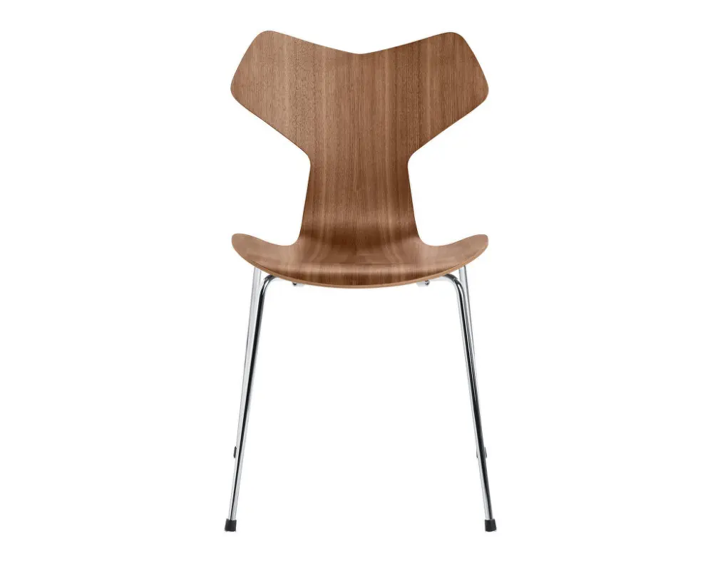 Židle Grand Prix™, walnut / chrom Akce