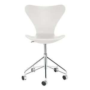 Židle Series 7™ s otočnou podnoží, white / chrome Cenově Výhodný