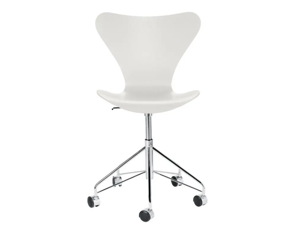 Židle Series 7™ s otočnou podnoží, white / chrome Cenově Výhodný