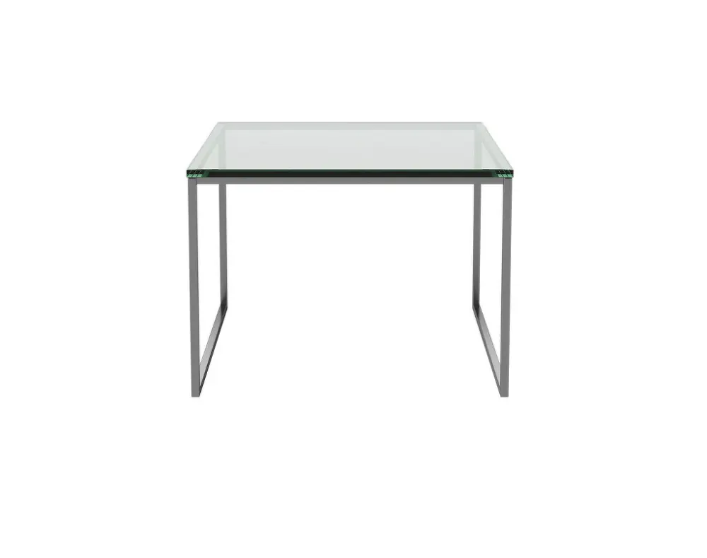 Konferenční stolek Como 60x60 medium, glass/steel Bezpečná Platba