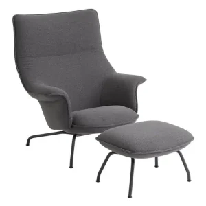 Novinka Křeslo Doze Lounge Chair & Ottoman, ocean 80/anthracite