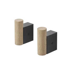Věšáky Attach, black/oak Přímo Od Výrobce