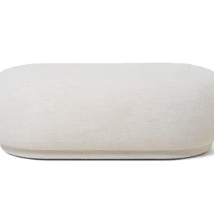 Zlevněný Otoman Rico, Bouclé off-white