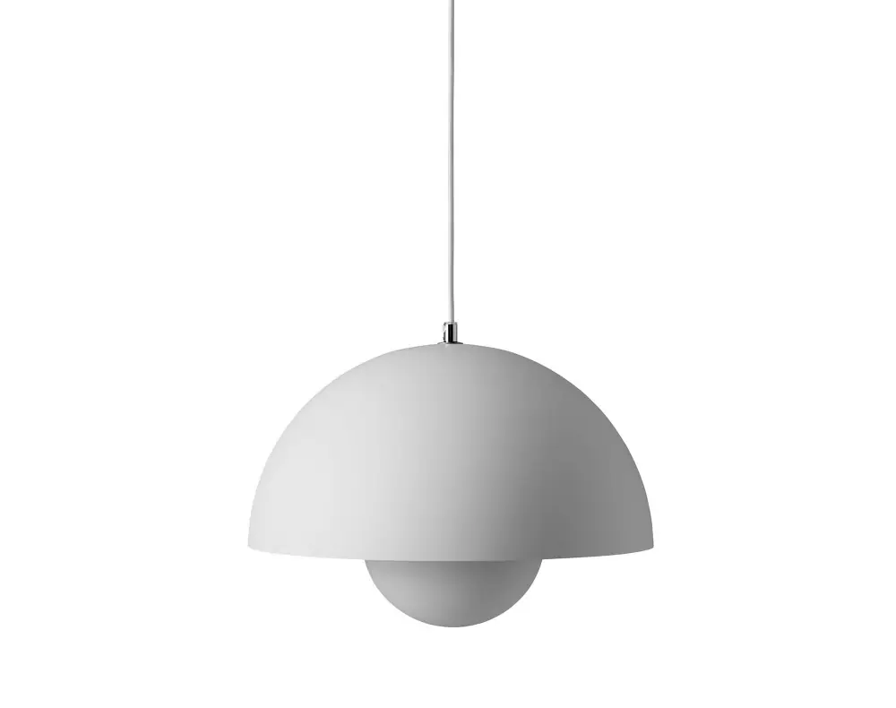 Hit Sezóny Závěsná lampa Flowerpot VP7, matt light grey