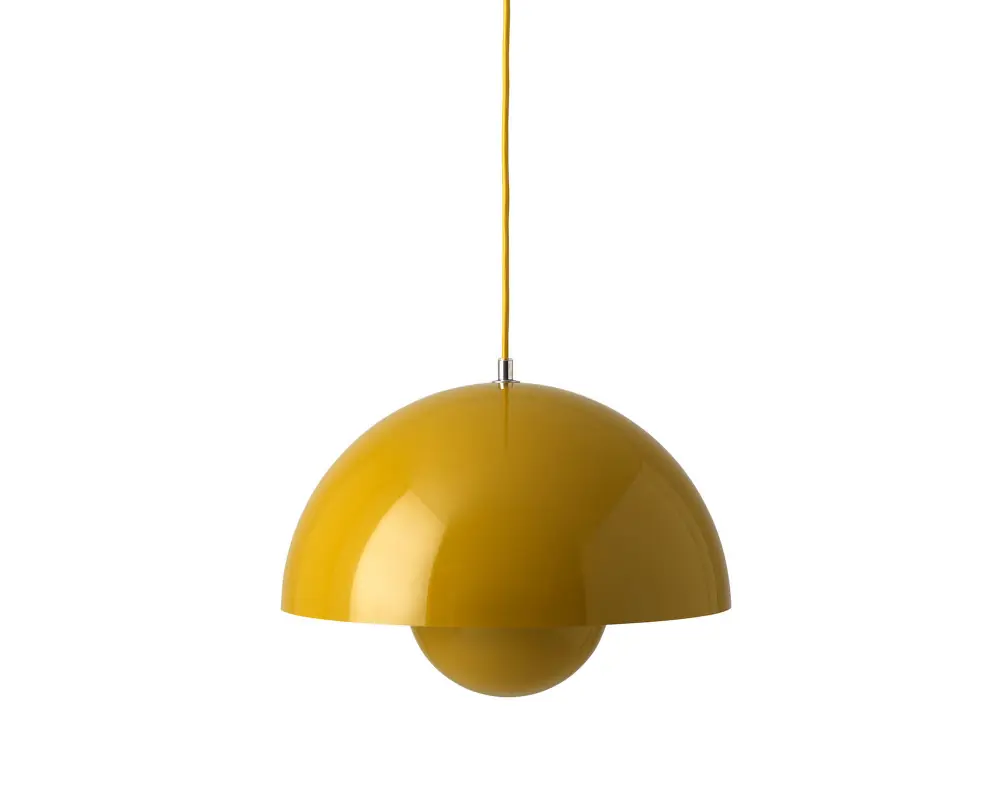 Závěsná lampa Flowerpot VP7, mustard Nejlepší Volba