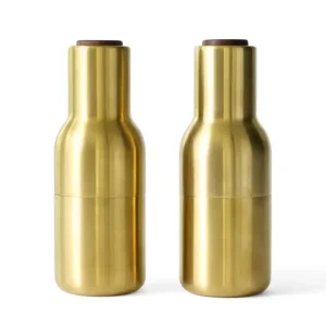 Mlýnky na sůl a pepř Bottle, brushed brass Pouze Dnes
