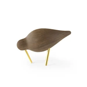 Cenově Výhodný Dřevěný ptáček Shorebird Small, walnut / brass