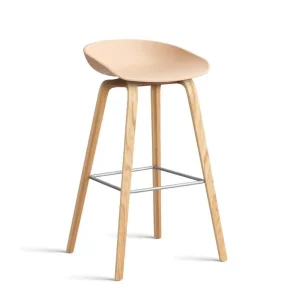 Nakupujte Hned Barová stolička AAS 32 High Lacquered Oak Veneer, pale peach