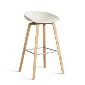 Barová stolička AAS 32 High Lacquered Oak Veneer, melange cream Oblíbený