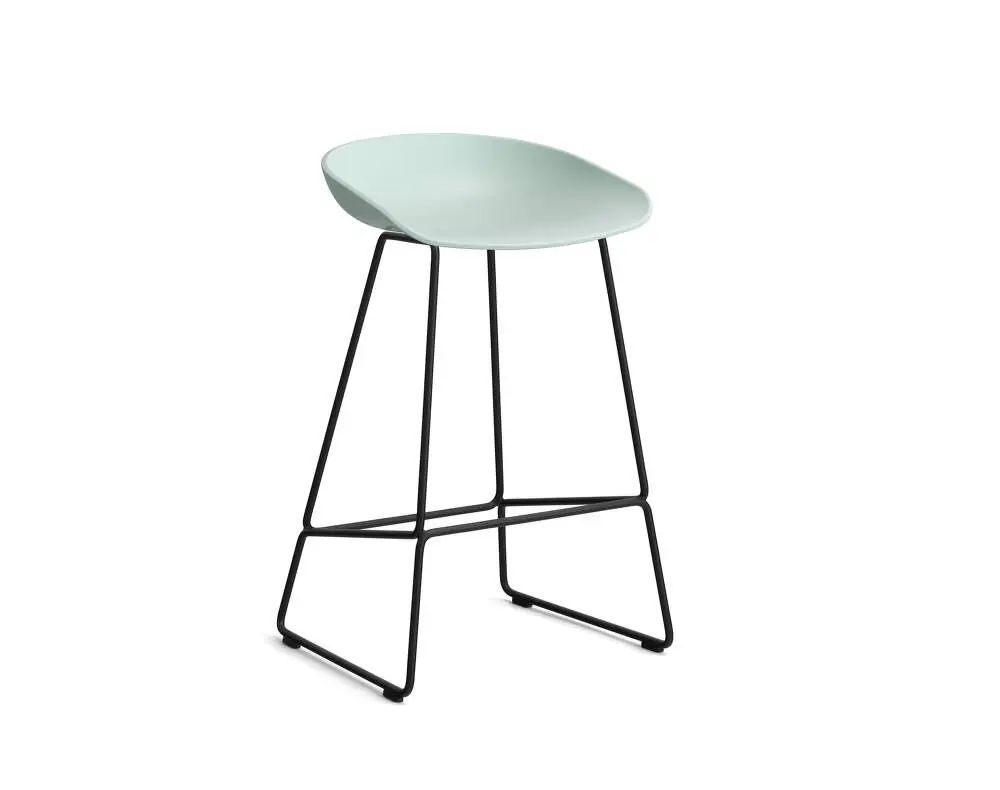 Originální Barová stolička AAS 38 Low, black / dusty mint