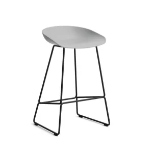 Barová stolička AAS 38 Low, black / concrete grey Značkový