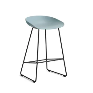 Barová stolička AAS 38 Low, black / dusty blue Zlevněný