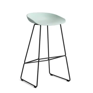 Objednat Nyní Barová stolička AAS 38 High Black Powder Coated Steel, dusty mint