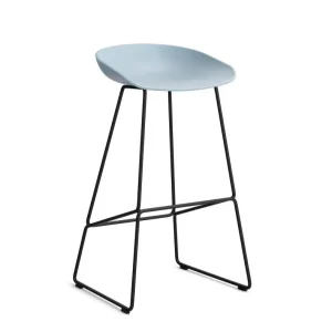 Barová stolička AAS 38 High Black Powder Coated Steel, slate blue Cenová Bomba