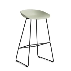 Bezpečná Platba Barová stolička AAS 38 High Black Powder Coated Steel, pastel green