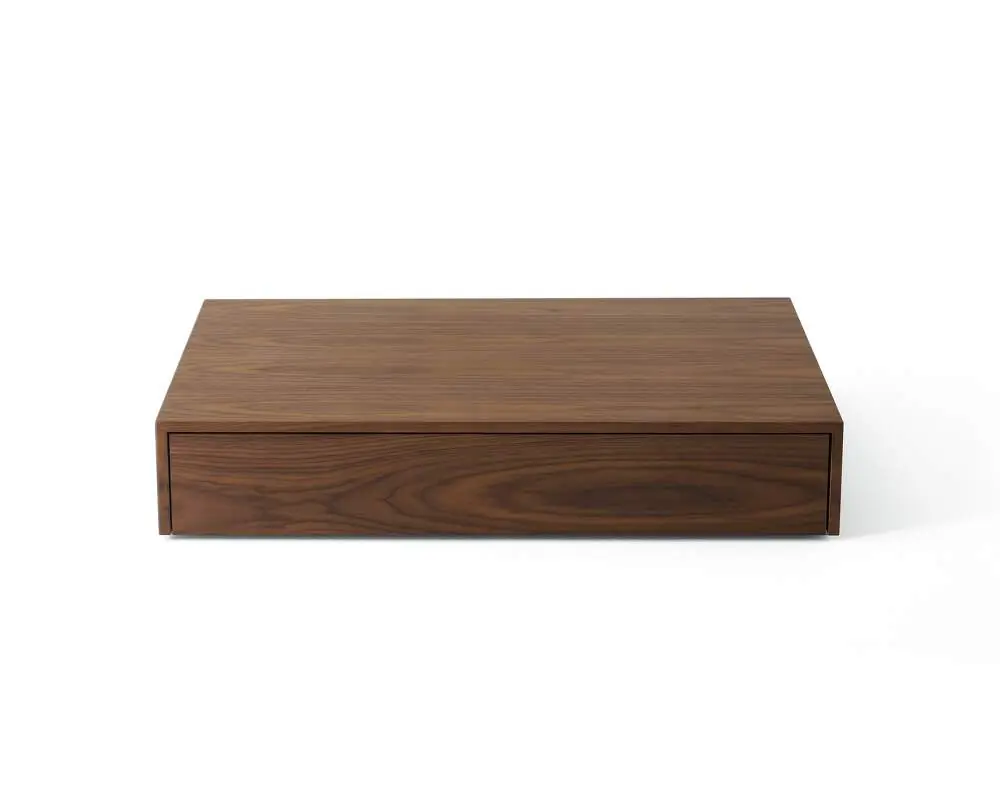 Omezená Nabídka Konferenční stolek Mass Coffee Table Wide w. Drawer, natural walnut