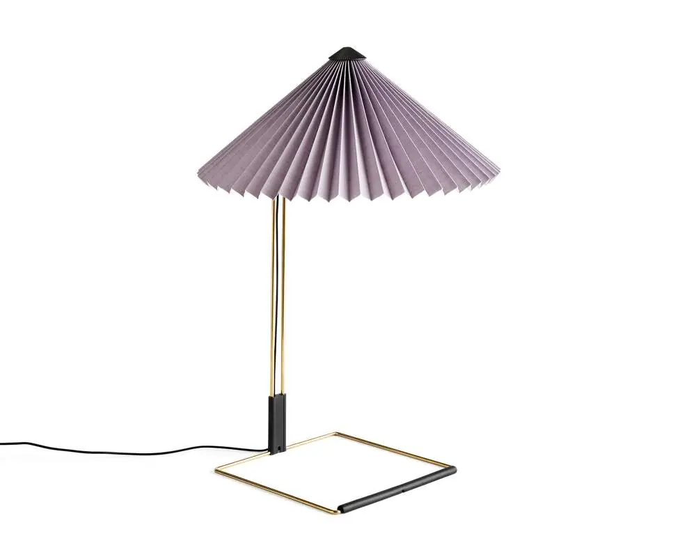 Rychlé Dodání Stolní lampa Matin 380, polished brass / lavender