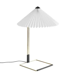 Sleva Stolní lampa Matin 380, polished brass / white
